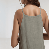 Solena Linen Summer Maxi Dress