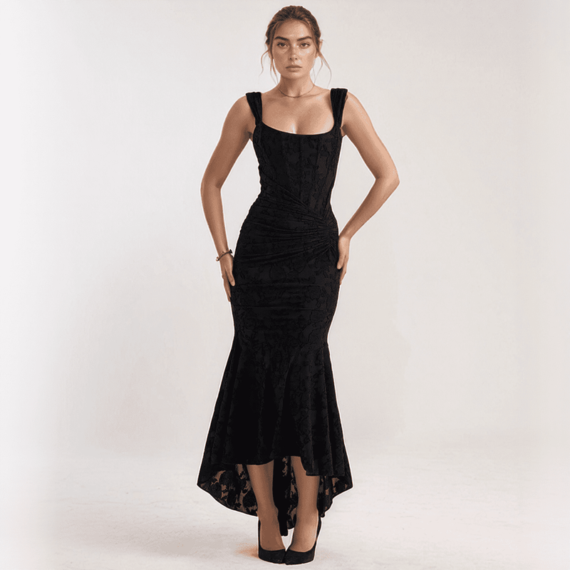 Seraphelle Lace Mermaid Maxi Dress