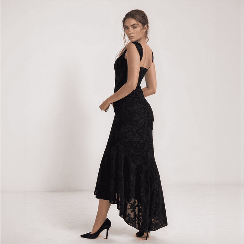 Seraphelle Lace Mermaid Maxi Dress