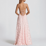 Maravelle Spaghetti Strap Floral Maxi Dress